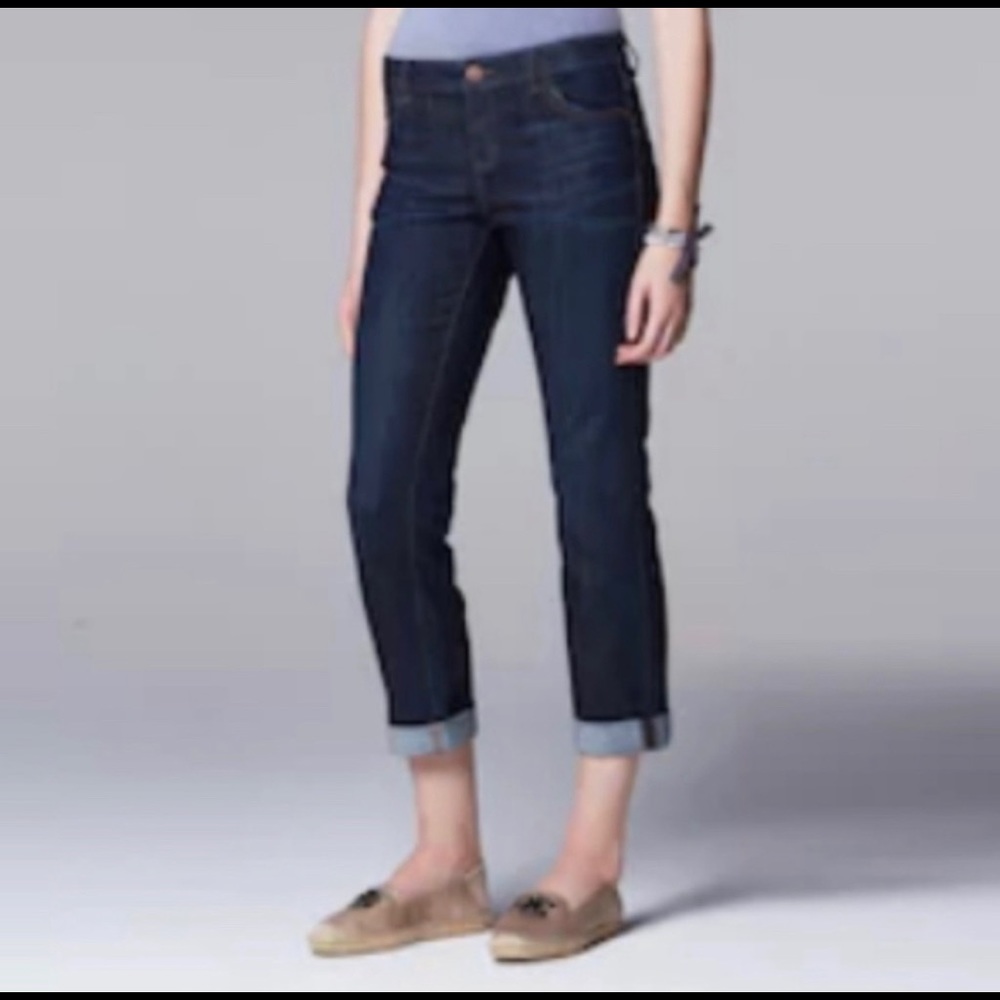 Simply Vera Vera Wang Roll Cuff Capris